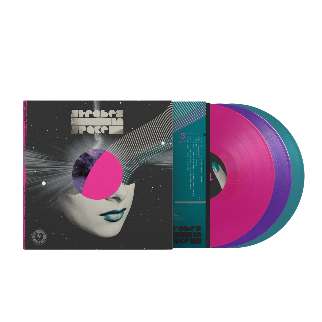 V/A - STROBES IN SPACE (INDIE SLEAZE, NU RAVE & FUTURE DISCO 2000-2009) LIMITED DELUXE 3LP EXCLUSIVE